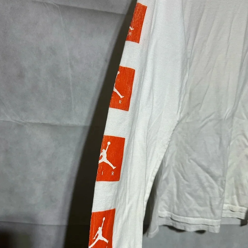 VTG Nike Air Jordan Jumpman MJ × Gatorade T-Shirt Long Sleeve Be Like Mike Sz M